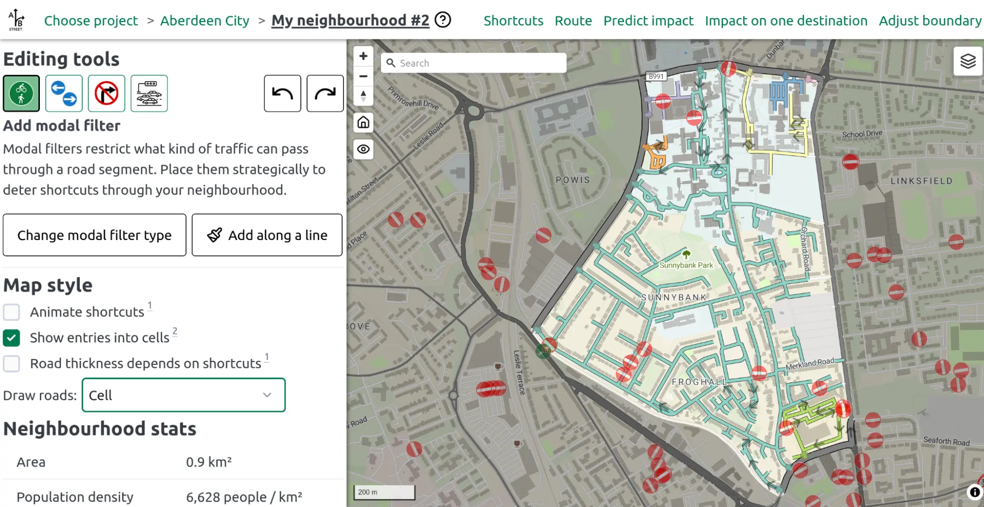 User guide for the Connected Neighbourhood Tool